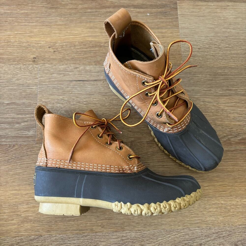 L.L. Bean Women's 6" Bean Boots Brown Size 7